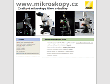 Tablet Screenshot of mikroskopy.cz